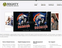 Tablet Screenshot of mightyoutsourcing.net